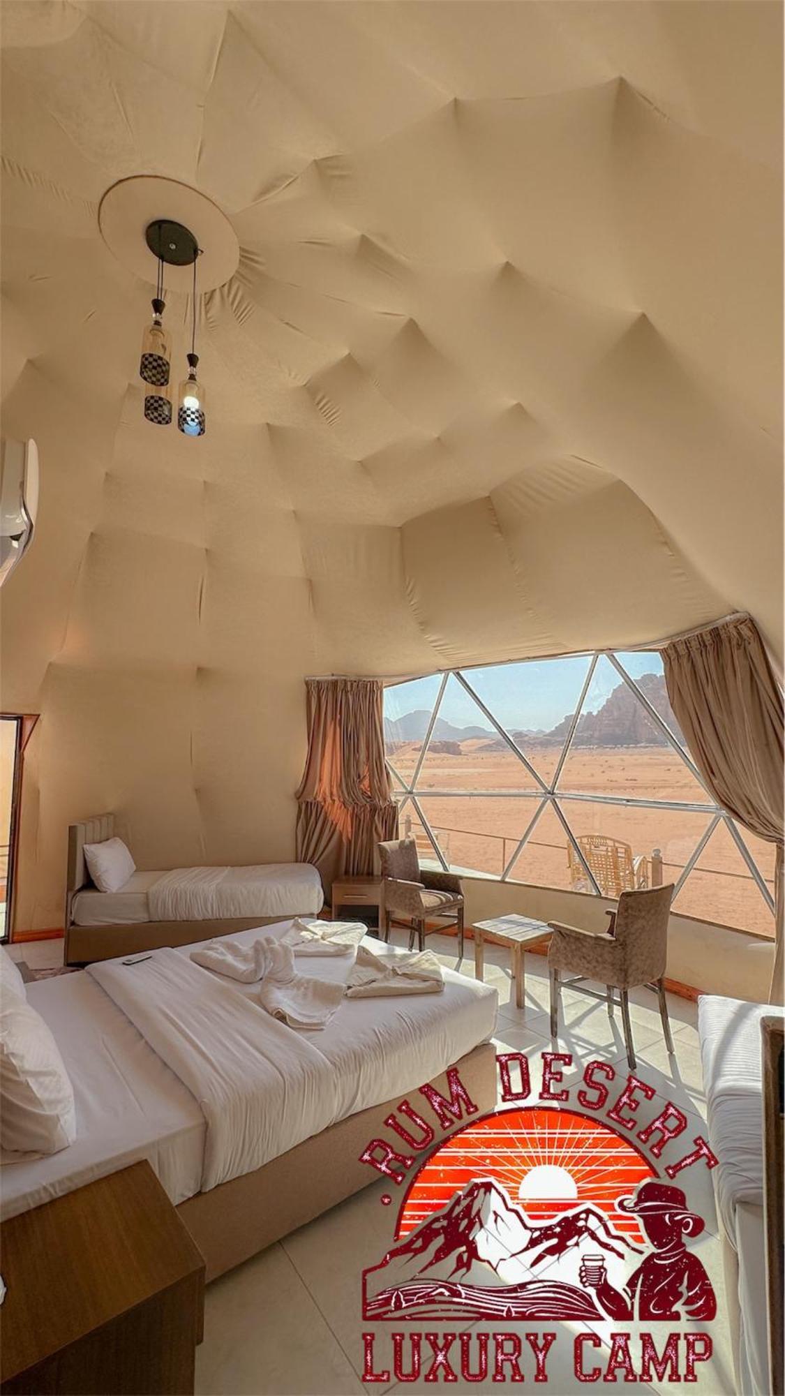 Rum Desert Luxury Camp & Bubble Room Wadi Rum Esterno foto