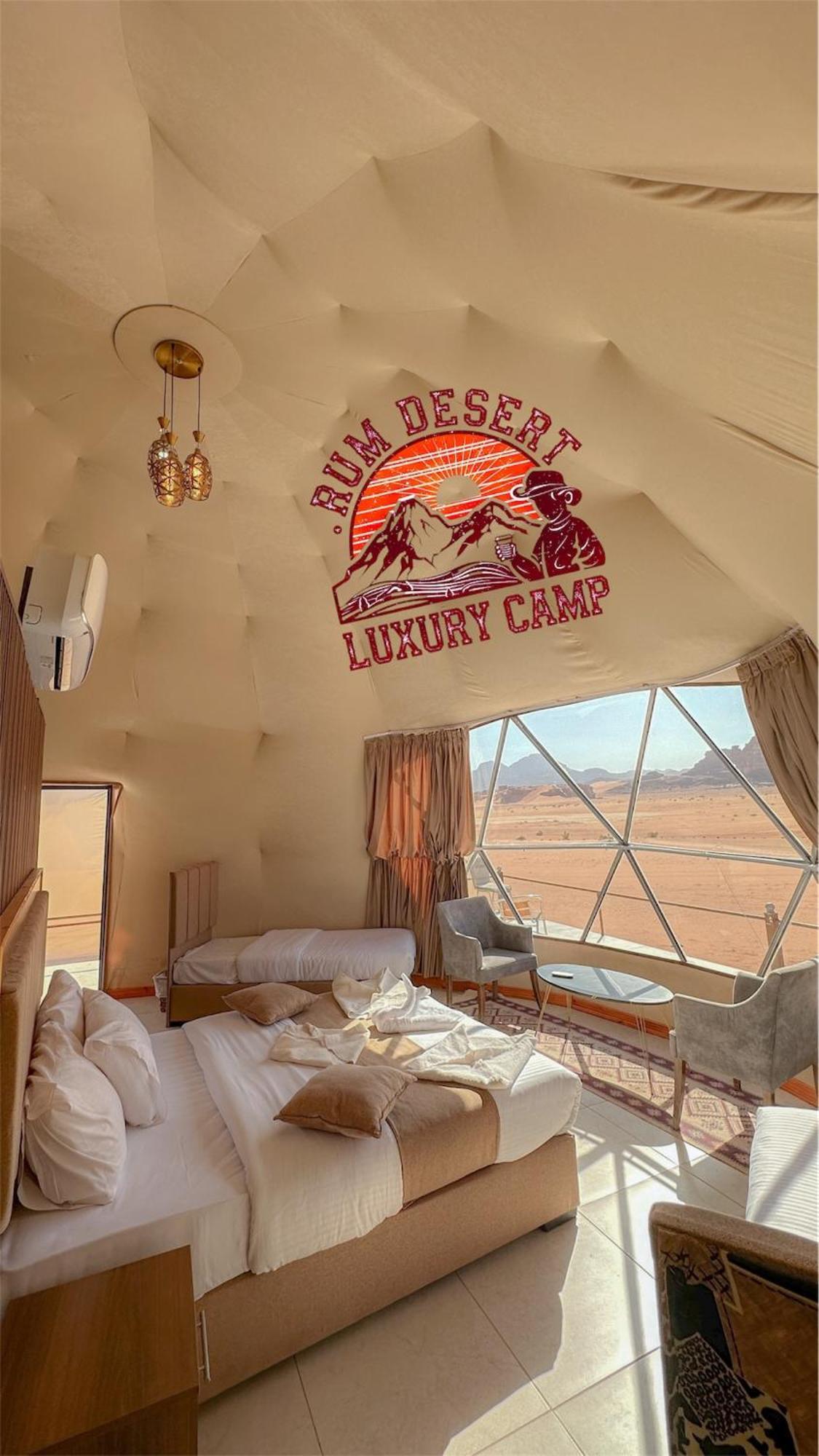 Rum Desert Luxury Camp & Bubble Room Wadi Rum Esterno foto
