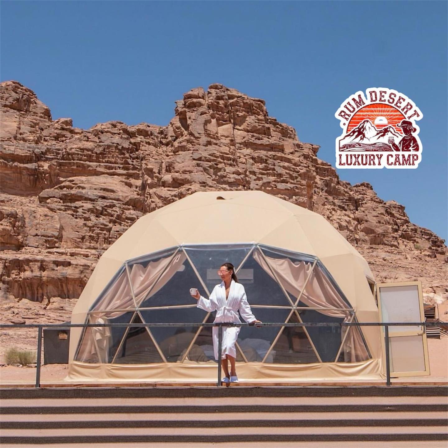 Rum Desert Luxury Camp & Bubble Room Wadi Rum Esterno foto