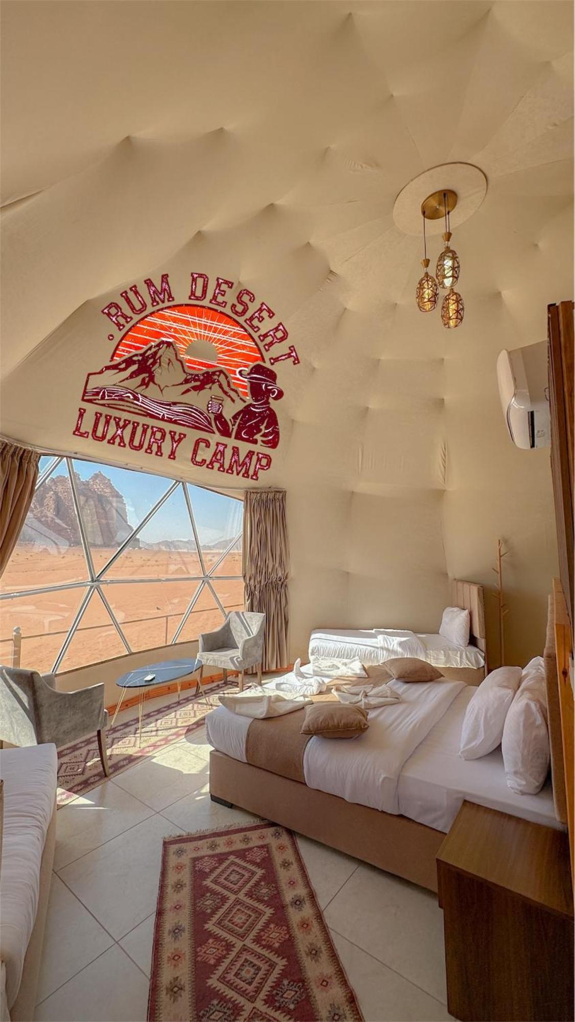 Rum Desert Luxury Camp & Bubble Room Wadi Rum Esterno foto