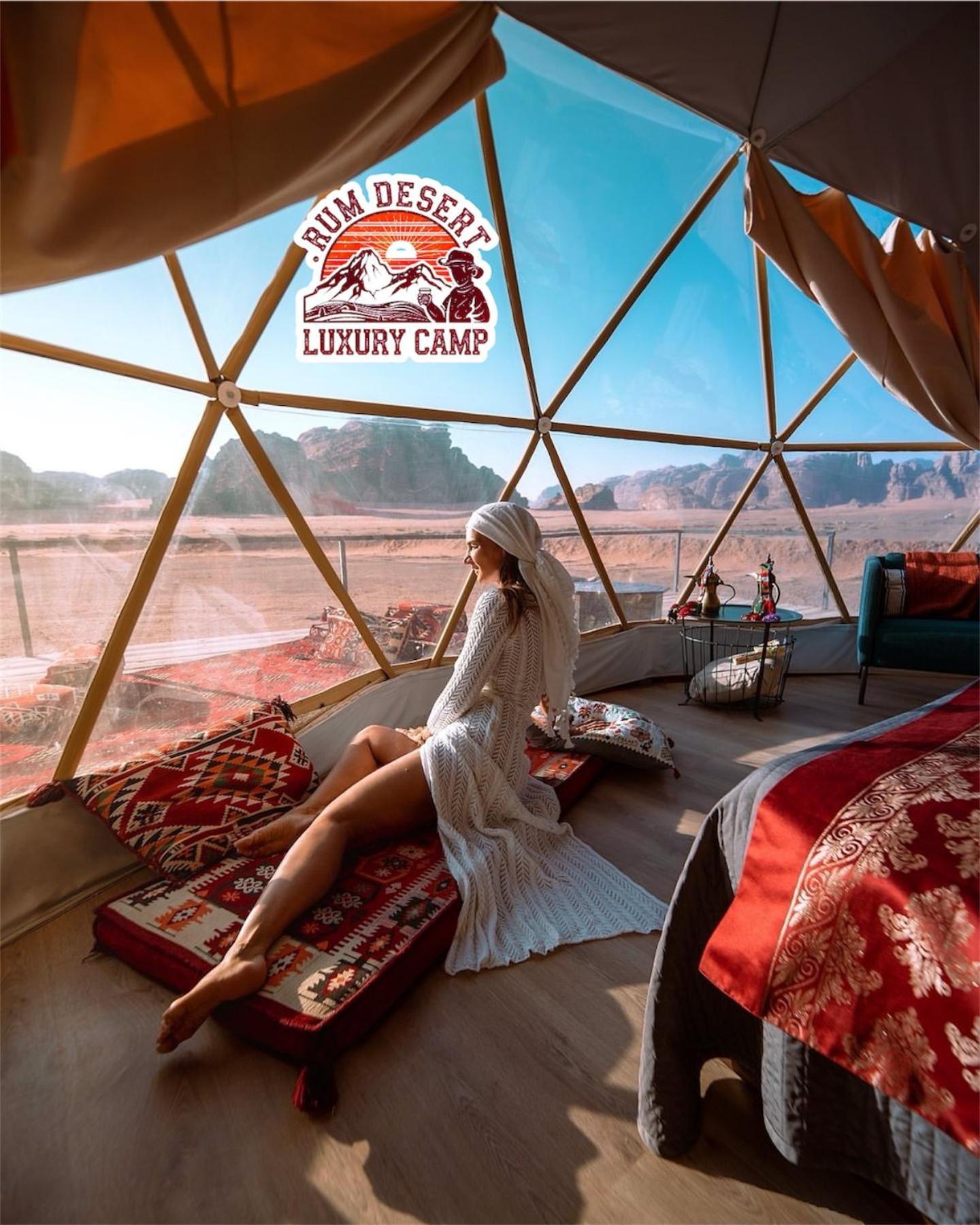 Rum Desert Luxury Camp & Bubble Room Wadi Rum Esterno foto