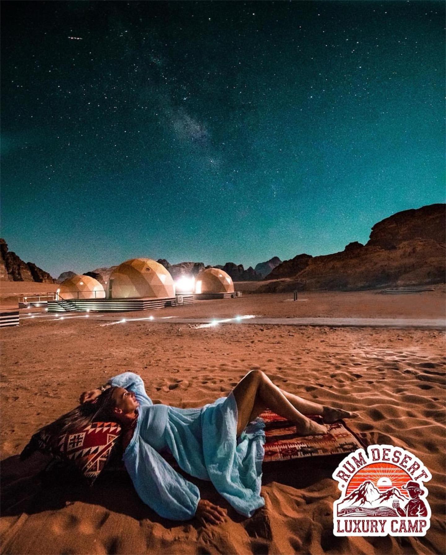 Rum Desert Luxury Camp & Bubble Room Wadi Rum Esterno foto