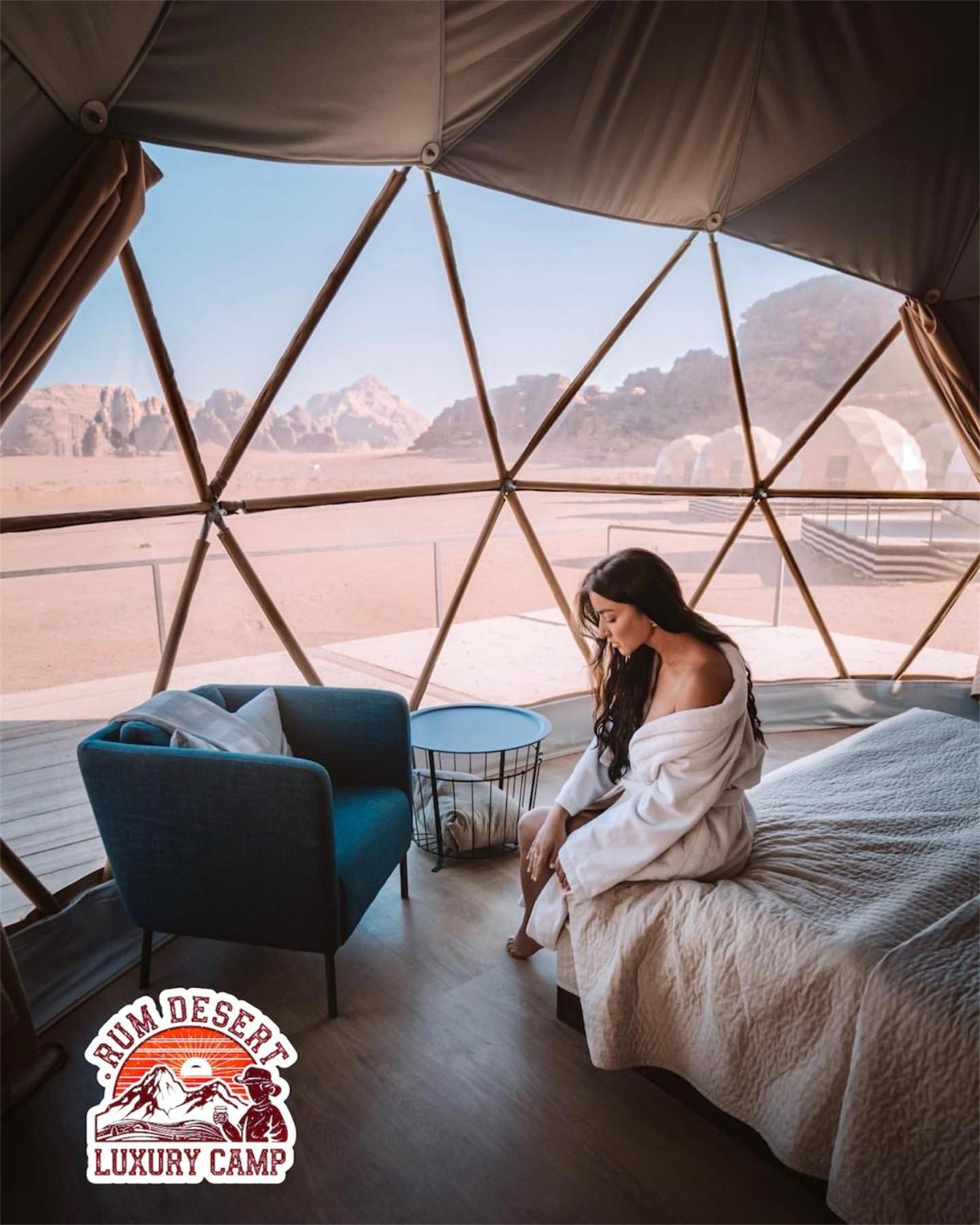 Rum Desert Luxury Camp & Bubble Room Wadi Rum Esterno foto